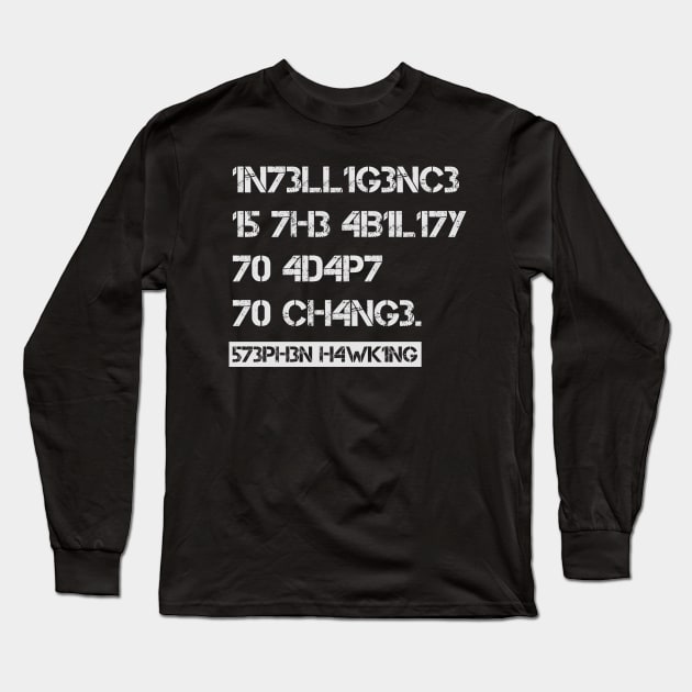 black intelligence / 8L4CK Long Sleeve T-Shirt by Attia17